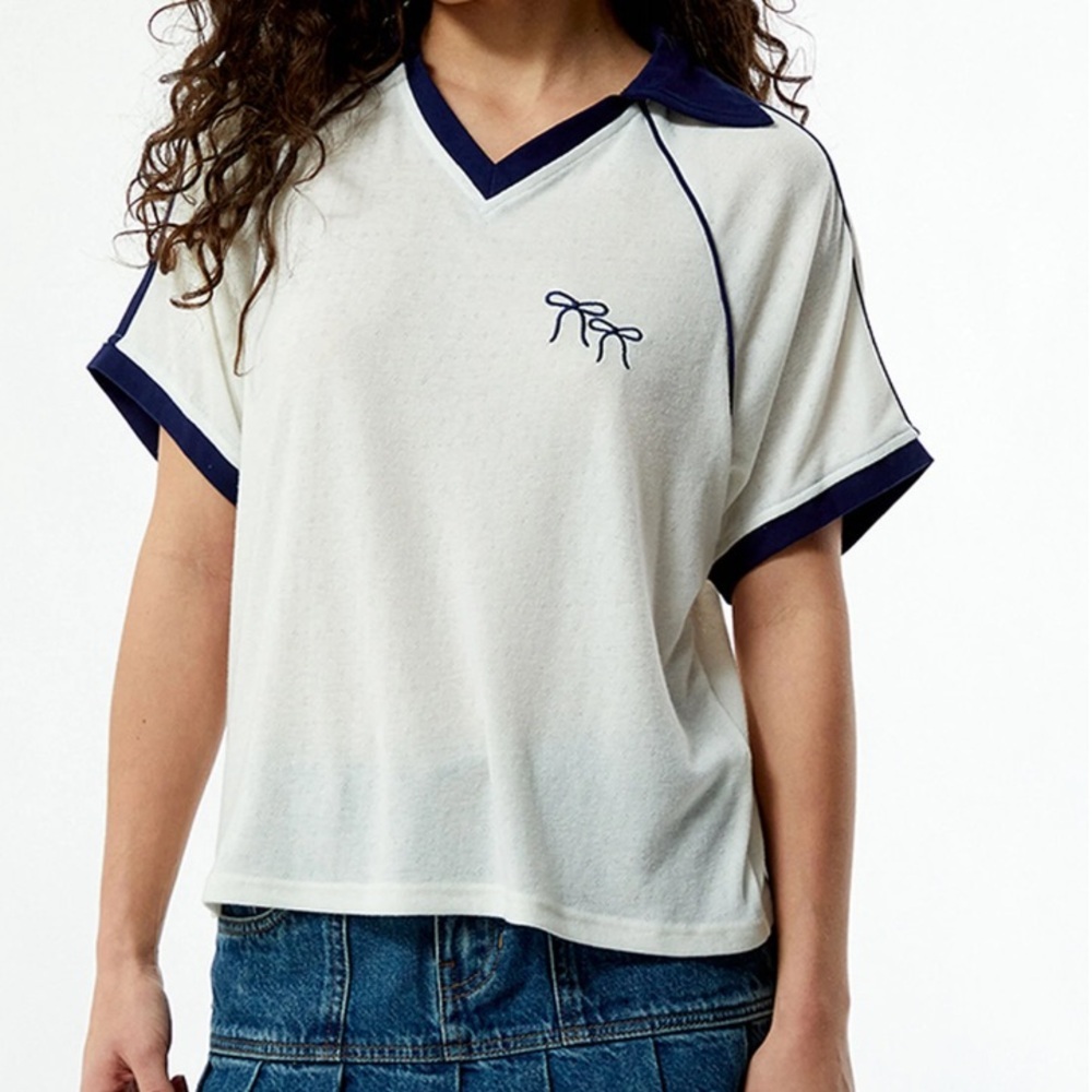 PacSun Your Favorite Kelli Pointelle Polo Shirt